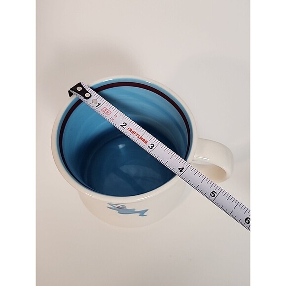 Starbucks 2006 Ceramic Mug Halloween Pals Blue One Eyed Ghost Monster Cyclops - Picture 9 of 10